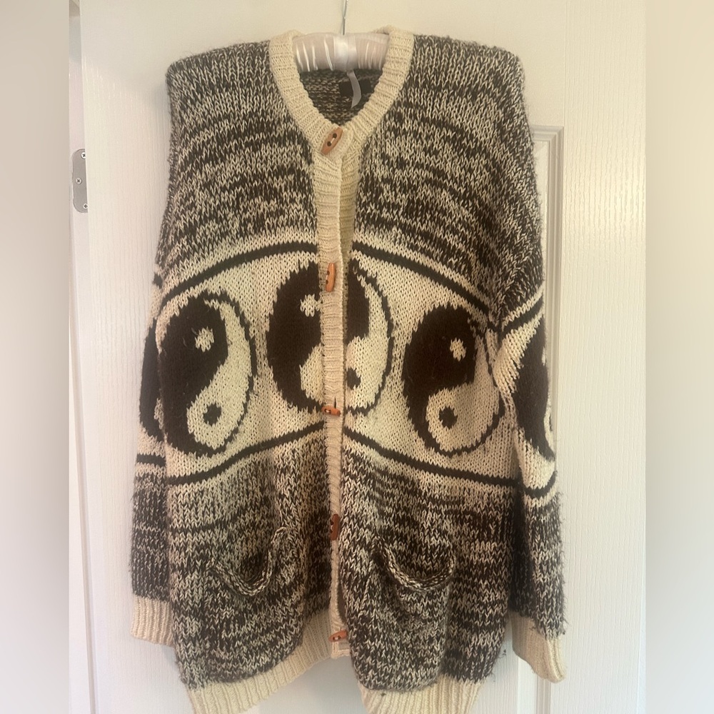 MOTHER Printed Crew Neck Sweater